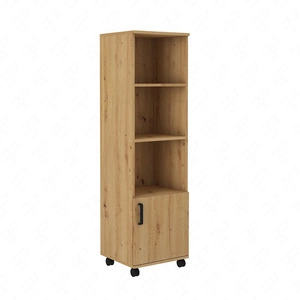 Regal auf Rädern Makana Eiche handwerklich funktionale Möbel für Büro, Arbeitszimmer oder Jugendzimmer