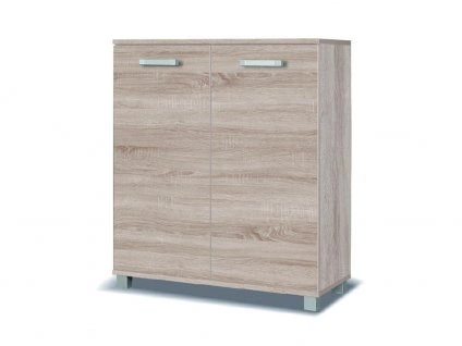 Maximus Kommode 100 cm Eiche Sonoma hell modernes Möbeldesign Kommode Kanten mit ABS-Spezialfurnier