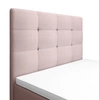 Boxspringbett Kansas 90x200 puderrossa Bett im modernen skandinavischen Stil mit gepolstertem Kopf- und Fußteil