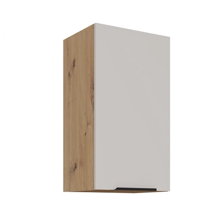 Küchenmöbelset Soela 330 cm elegante Küchenschränke in dezenten und natürlichen Farben Griffe mit Metallkante