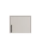 Kleiderschrank Erweiterung Caspe 50 cm beige modernes Design ABS-Finish und Aluminium-Griffe