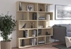 Bücherregal Even 84 cm Eiche hell sonoma ideales Bücherregal für Büro, Arbeitszimmer oder Jugendzimmer