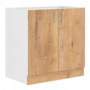 Unterschrank Lento 80 ZL 2F BB, dampf-, hitze- und spritzwasserbeständiger Küchenschrank