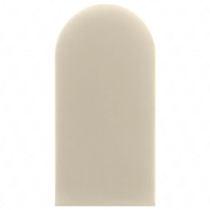 Wally gepolstertes Paneel 30x100 cm creme stilvolles Wandpaneel Zaun Veloursstoff modischer Schliff für jedes Arrangement