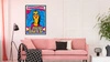 Hippie-Stil Poster 70x100 gerahmt Poster präzise Druck mit stilvollen Grafiken perfekte Dekoration für Wohnzimmer oder Schlafzimmer