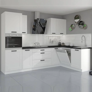 Livio 285x170 cm Eckküchenmöbel-Set ideal für klassische und moderne Innenräume