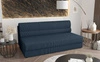 Sofa Fogu blau einfache Form des Sofas in modernem Design Cord-Polsterung Stoff Bettwäsche Container