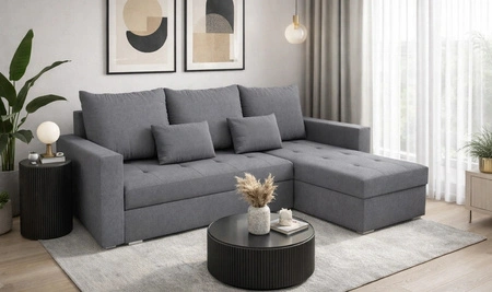 Ecksofa mit Schlaffunktion Fasti Bis graphit universal Ecksofa mit Bettkasten Garantie für höchsten Komfort