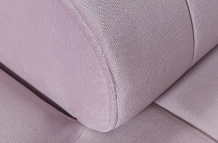 Ecksofa mit Schlaffunktion Nausa III beige linksseitig Samt stilvolles bequemes Ecksofa verstellbare Kopfstützen Bettzeug Container