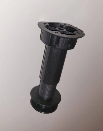 Eck-Küchenzeile Verdi 105 ND 1F BB rechts feuchtigkeits- und beschädigungsbeständiger Schrank schwarze Metallgriffe