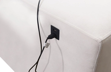 Ecksofa mit Schlaffunktion Kelly Sleek VII grau rechts geflochtenes komfortables und funktionelles Ecksofa für das Wohnzimmer