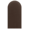 Wally gepolstertes Paneel 30x60 cm braun stilvolles Wandpaneel Zaun Veloursstoff modisches Finish für jede Einrichtung