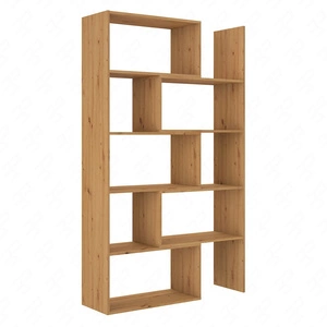 Carl Eiche artisan hohes Bücherregal ideales Bücherregal für ein Büro, Arbeitszimmer oder Jugendzimmer mit der Möglichkeit es zu erweitern