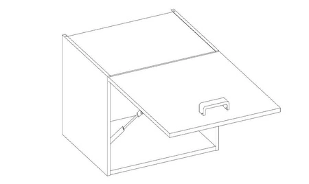 Kea 40 NAGU-36 1F Wandküchenschrank, dampf-, temperatur- und spritzwassergeschützt