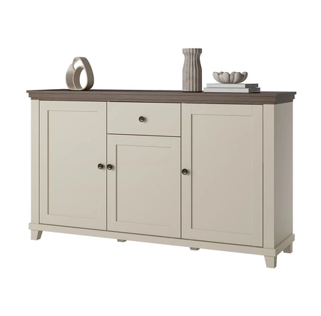 Kommode Evora 160 cm beige / Eiche dunin funktionell ideal für moderne klassische und skandinavische Innenräume