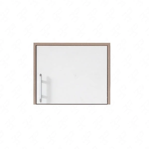 Kleiderschrank Erweiterung Caspe 50 cm helle Eiche sonoma / weiß modernes Design ABS-Finish und Aluminium-Griffe