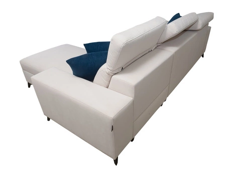 Ecksofa mit Schlaffunktion Kelly Indian Pink rechtsseitiger Samt Komfort und Funktionalität Ecksofa mit Lattenrost