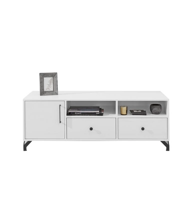 Skien Möbelset weiß glänzend innovative Wohnzimmer- und Loungemöbel im modernen Stil