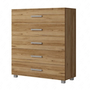 Kommode Maximus 100 cm eiche catania modernist design kommode schubladen auf rollenführung