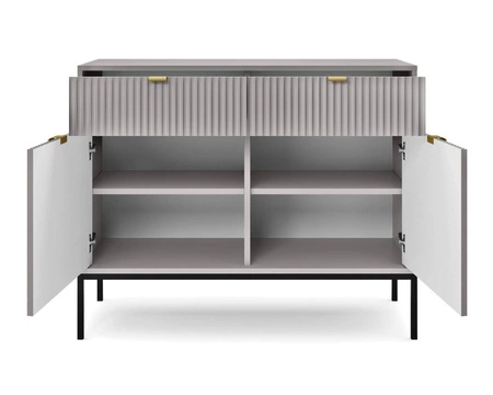 Möbel Set Lovro grau modernes Design Schrankwand für Wohnzimmer oder Sitzungssaal