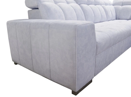 Ecksofa mit Schlaffunktion Luigi III hellbeige rechts bequemes Ecksofa für das Wohnzimmer perfekt für die tägliche Entspannung