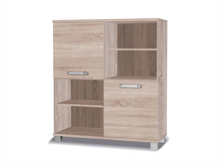 Maximus Kommode 100 cm Eiche Sonoma hell modernes Möbeldesign Kommode Kanten mit ABS-Spezialfurnier