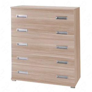 Penelope 100 cm Kommode Eiche sonoma helles modernes Design Möbel Kante mit speziellen ABS-Furnier getrimmt