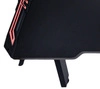 Y-Striker schwarz modernen Gaming-Schreibtisch mit LED-Beleuchtung bereichert kohlenstoffbeschichtete Platte
