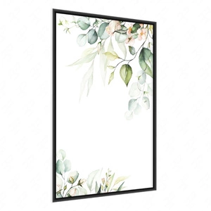 Poster Pastellblumen 70x100 Poster im Rahmen präziser Druck mit stilvoller Grafik perfekte Dekoration für Wohnzimmer oder Schlafzimmer