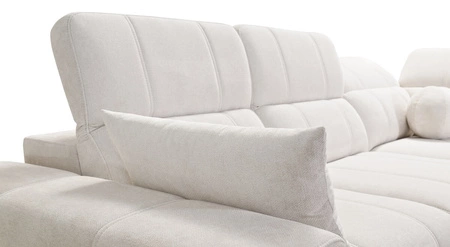 Ecksofa mit Schlaffunktion Penejos VI grün linksseitig stilvolles Ecksofa mit zwei Bettkästen strapazierfähiger Stoff