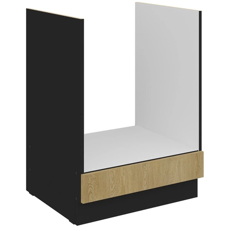 Küchenmöbel-Set Crotone 260 cm elegante Küchenschränke in dezenten und natürlichen Farben Griffe mit Metallkante