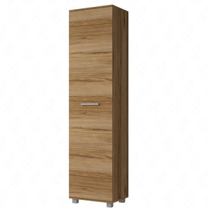 Bücherregal mit Türen Maximus 50 cm Eiche catania modernes Möbeldesign hochwertige Verarbeitung Bücherregalkanten mit Spezialfurnier verarbeitet