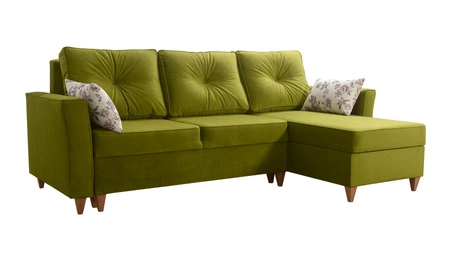 Ecksofa mit Schlaffunktion Topeka graphit rechts stilvolles und modernes Design, das sich in jede Einrichtung einfügt