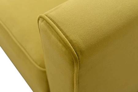 Ecksofa mit Schlaffunktion Terni Flasche grün links Praktisches und funktionelles Ecksofa mit geräumigen Behältern für Bettzeug