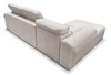 Ecksofa mit Schlaffunktion Cantare grau Esche links funktionelles und bequemes Ecksofa mit modernem Design Plüschstoff