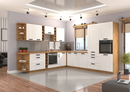 Luis Eck-Küchenmöbel-Set 290x260 cm ideal für klassische und moderne Innenräume