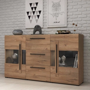 Kommode Tulsa 180 cm Eiche Enkel funktional ideal für moderne klassische und skandinavische Interieurs