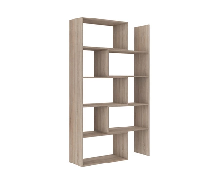 Hohes Bücherregal Carl sonoma Eiche hell das ideale Bücherregal für Büro, Arbeitszimmer oder Jugendzimmer mit der Möglichkeit der Erweiterung