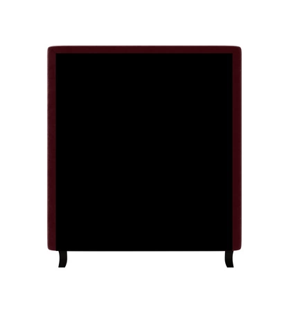 Boxspringbett Melba 90x200 dunkelrot Bett im modernen skandinavischen Stil mit gepolstertem Kopfteil Bett mit Staukasten