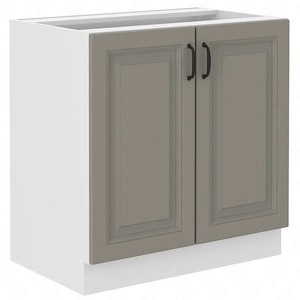 Stehender Küchenschrank mit Regal Kastos 80 D 2F BB dampf-, hitze- und spritzwasserbeständiger Schrank