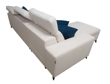 Ecksofa mit Schlaffunktion Kelly Indian Pink Linkshänder Samt Komfort und Funktionalität Ecksofa mit Lattenrost