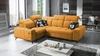 Ecksofa mit Schlaffunktion Buffalo II gelb links funktionelles und stilvolles Ecksofa mit verstellbaren Kopfstützen