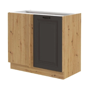 Ecke-Küchenschrank Style 105 ND 1F BB linker Schrank schrankfest gegen Dampf hohe Temperaturen und verschüttete Flüssigkeiten