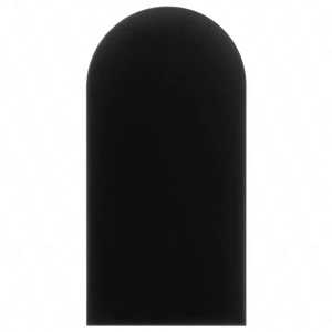 Gepolstertes Paneel Wally 30x100 cm schwarzes stilvolles Wandpaneel Zaun Veloursstoff modisches Finish für jede Einrichtung