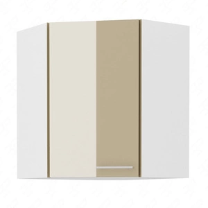 Nalo 60x60 GN-72 1F Eck-Küchenoberschrank dampf-, hitze- und auslaufsicherer Schrank