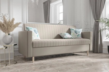 Balm Schlafsofa in Beige sehr bequemes Schlafsofa perfekt für jeden Einrichtungsstil