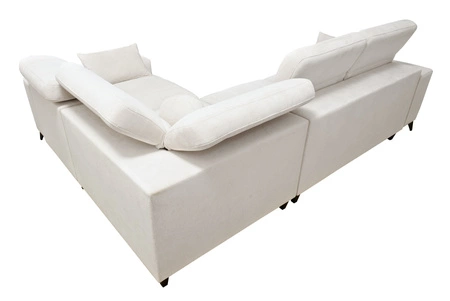 Ecksofa mit Schlaffunktion Penejos II graues rechtes Ecksofa mit Bettkasten für alltäglichen Liegekomfort