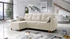 Ecksofa mit Schlaffunktion Topeka ecru linke Seite stilvolles und modernes Design, das sich in jede Einrichtung einfügt
