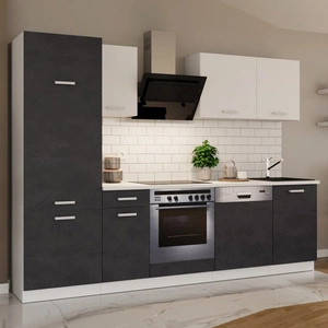 Toni 270 cm weiß / matera top Küchenset sieht in klassischen Interieurs großartig aus