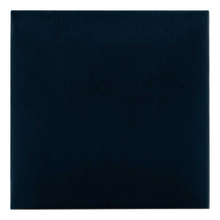 Gepolstertes Paneel Quadra 50x50 cm marineblau stilvolles Wandpaneel quadratischer Veloursstoff modisches Finish für jede Einrichtung